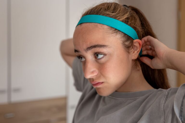 girl with sports headband preparation sports exercises sports concept scaled.jpg